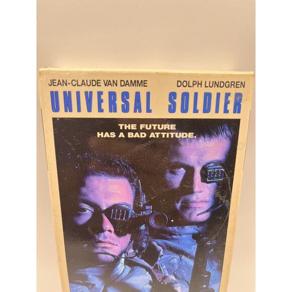 Universal Soldier VHS 1992 Jean-Claude Van Damme Dolph Lundgren Pre Owned - Picture 3 of 6